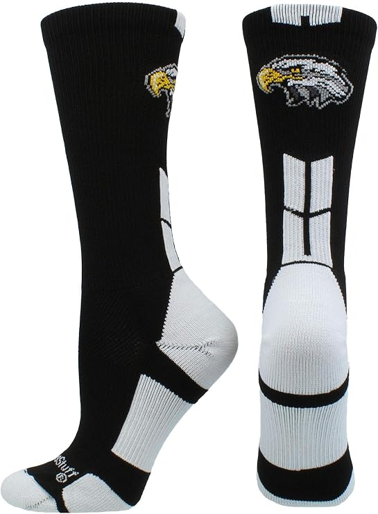MadSportsStuff Eagles Logo Athletic Crew Socks (multiple colors)