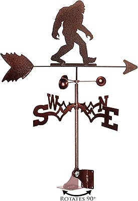 SWEN Products Bigfoot Sasquatch Weathervane Adjustable Mount Included