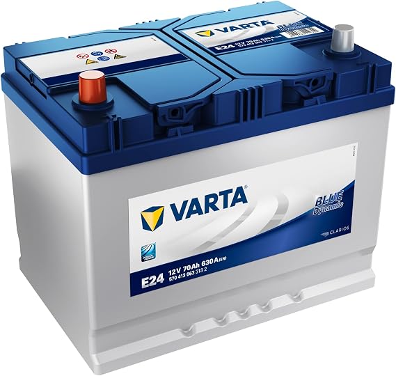 Varta Blue Dynamic E24 Starterbatterie 5704130633132, 12V 70Ah 630A (EN)