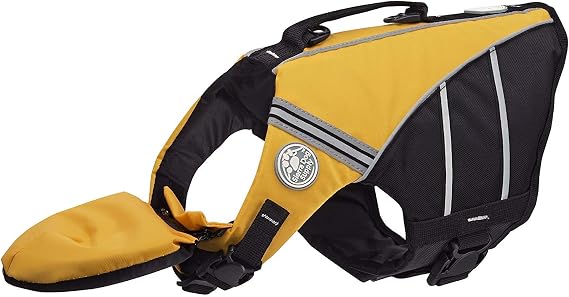 Doggles Dog Flotation Jacket, Small, Yellow