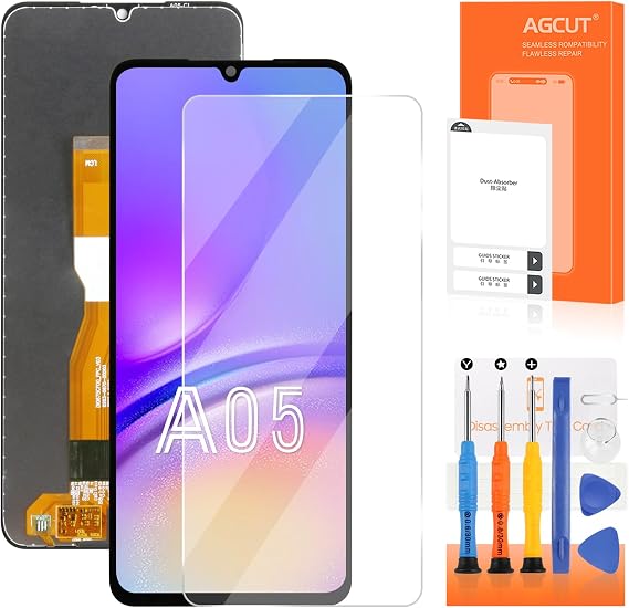 for Samsung Galaxy A05 Screen Replacement for Samsung A05 LCD Display A055M A055F/DS LCD Touch Screen Digitizer Assembly Repair Kits