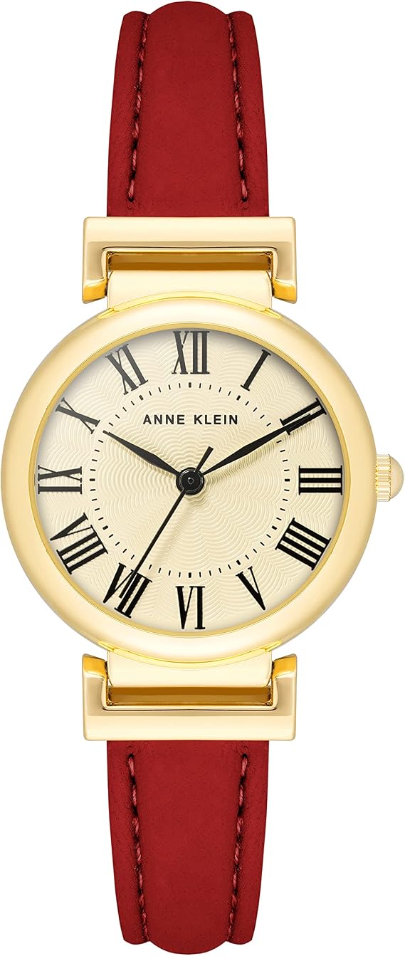 Anne Klein Women's Leather Strap Watch