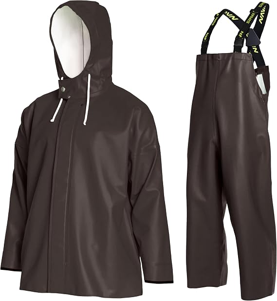 Men's Commercial Fishing Rain Suit, 0.70mm PVC Gear