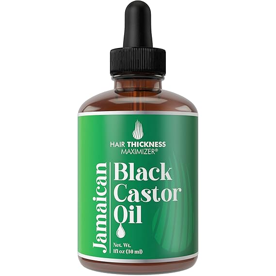 Hair Thickness Maximizer Jamaican Black Castor Oil for Hair Growth 1oz