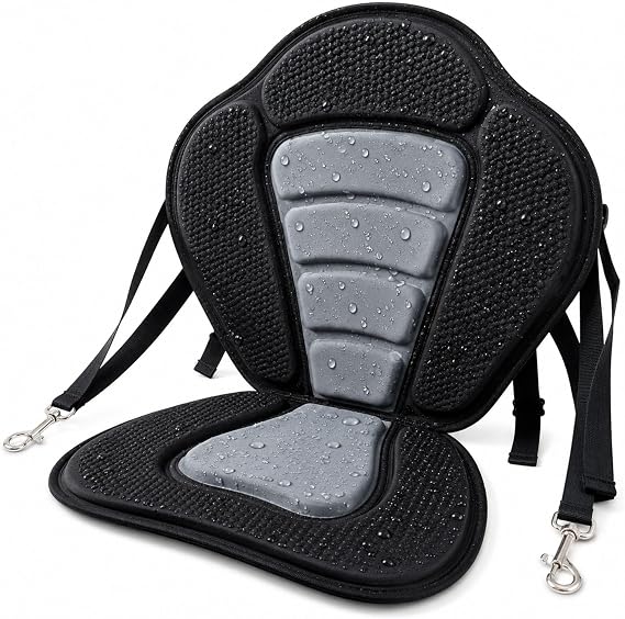 Kayak Seat Backrest for Red Paddle Co Ride 2018–2026 Paddle Board EVA Foam Waterproof SUP Seat Cushion with Adjustable Straps Boat Outdoor Water Sports