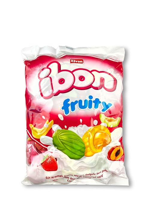 Elvan ibon Fruity Milky Filling Candy 1000 g / 35 oz