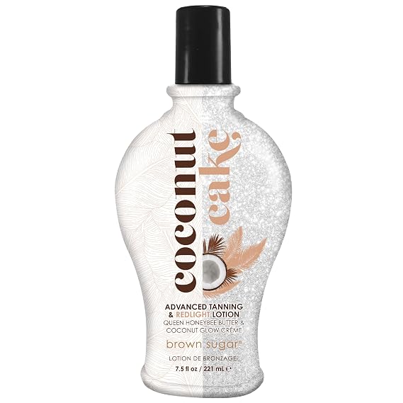 Brown Sugar Coconut Cake Tanning & Red Light Lotion, 7.5 Fl Oz