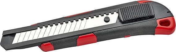 VIP-TEC Double Material Metal Utility Knife 18 mm Pro (red)