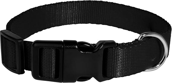Replacement Collar Compatible with Pet Safe, Mini Educator, Patpet, Sportdog, Garmin, Dogtra, Bousnic, Petspy, Invisible Fence Systems (3/4" Black)
