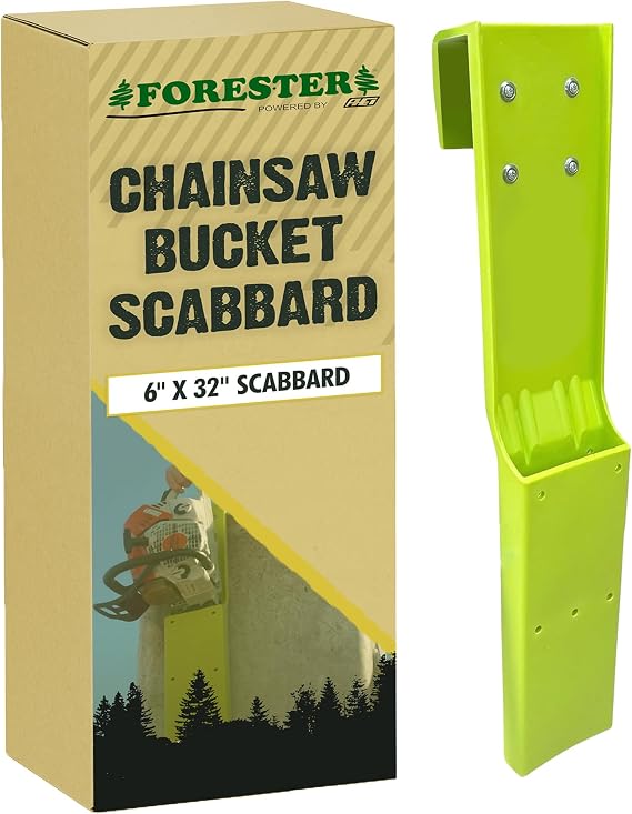 FORESTER Bucket Scabbard - Chainsaw Holder Logging Tools Bucket Truck Accessories Tree Cutting Equipment Inside Mount Chain Saw System Arbor Tool Box Accessories Measuring 32" Long