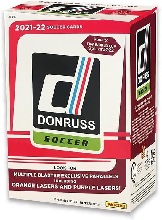 2021-22 Panini Soccer Donruss Soccer Trading Card Blaster Box
