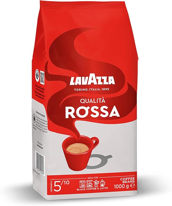 LavAzza Qualita Rossa Bean Coffee 1 kg