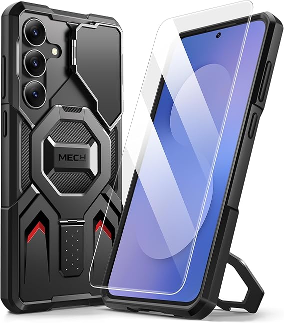 TONGATE Magnetic for Samsung Galaxy S25 FE Case with Screen Protector