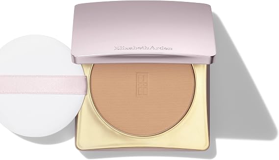 Elizabeth Arden Flawless Finish Skincaring Pressed Powder Mattifying Makeup (9.9g) in Medium, complexion enhancing foundation, setting powder for face