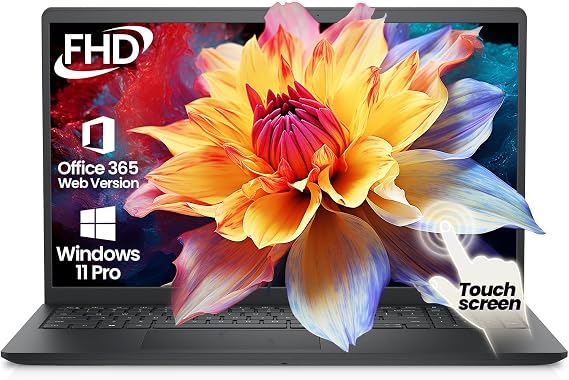 Dell 15 Touchscreen Laptop, Intel 10-Core i5-1334U (Beat i7-1250U) 15.6" FHD IPS Anti-Glare Display Business Laptop, 20GB RAM & 1TB SSD, Lifetime Windows 11 Pro with AI Copilot