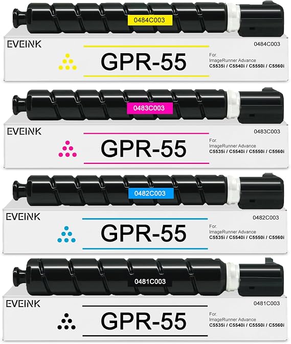 EVEINK High Yield GPR 55 GPR55 GPR-55 Toner Cartridge with Chip