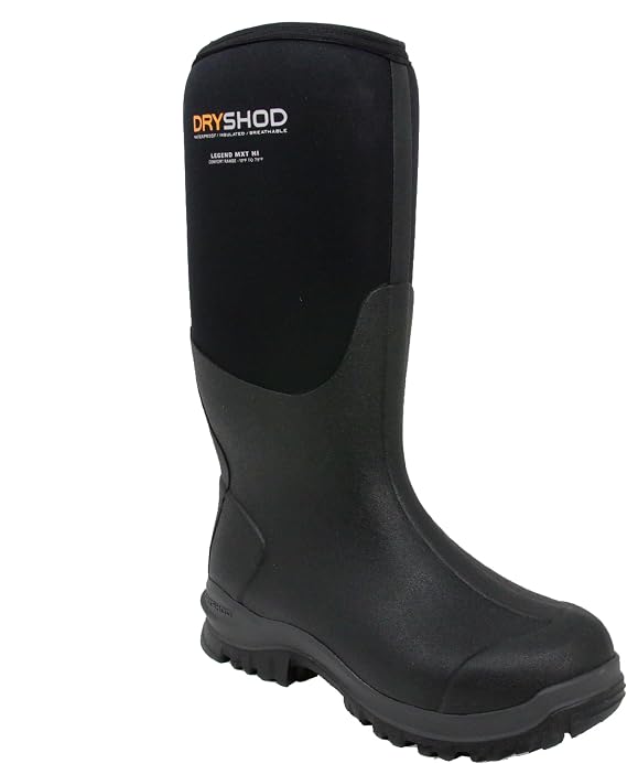 Dryshod Men's Legend MXT Rubber Boots | Waterproof | High | Knee Height, Rugged MXT Outsole
