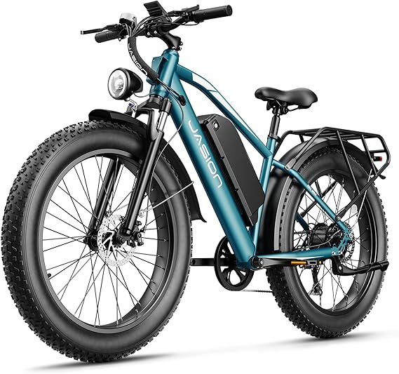 Jasion EB5 MAX Electric Bike for Adults 2000W Peak Motor, 48V 15Ah Battery