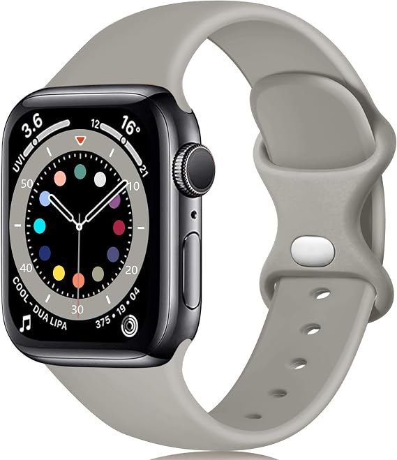 Silicone Strap Compatible with Apple Watch Strap 40mm 38mm 41mm 42mm