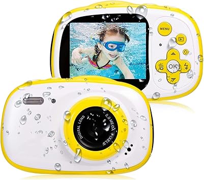 Digital Camera for Kids, 1080P HD Video Camera Mini Child Camcorder with 2 Inch LCD Screen Best 6MP Creative Gifts for 3-7 Year Old Boys Girls