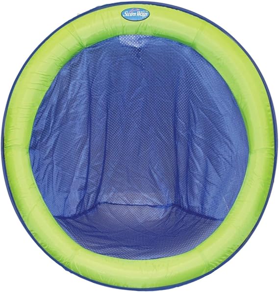 Swimways Spring Float Papasan - Blue/Lime