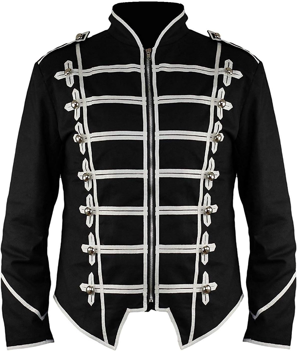 Ro Rox Steampunk Military Drummer Parade Jacket Emo Punk Men’s Jackets Gothic Clothing