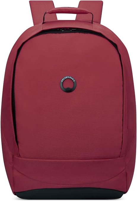Delsey SECURBAN Backpack, 15.6 inch Backpack, Rucksack, Compatible with 15.6 Inch PC, Commutes, Short Business Trips, Carry-on Function, Ultra Lightweight, International , RFID Skimming Protection, Recycled Material, Paris