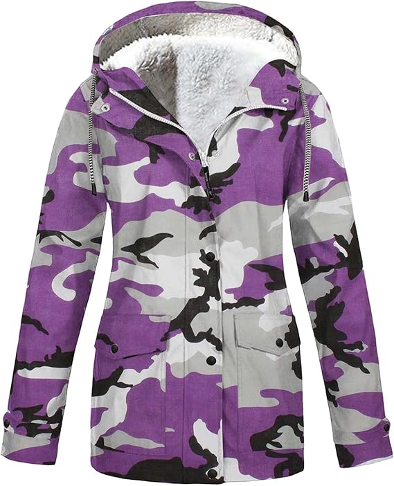 Lolvmvchi Oversized Winter Coats for Women Hoodies Windbreaker Jackets Long Sleeve Coat Travel Jackets X1