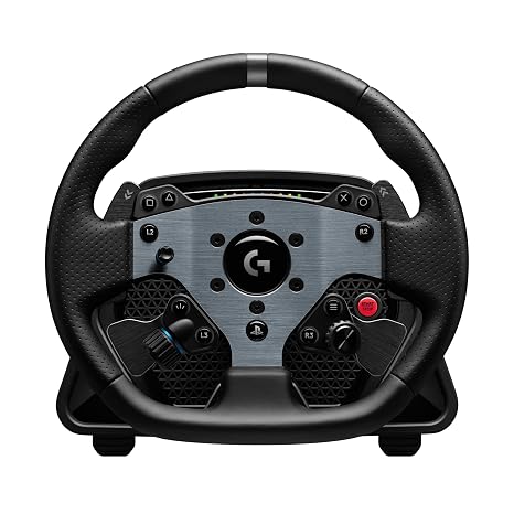 Logitech G PRO Racing Wheel - Steering Wheel for PC, PS4, PS5, Direct Drive 11 Nm Force, Ultra-Realistic Feedback, Magnetic Gear Shift Paddles, Dual Clutch, PRO Button Layout