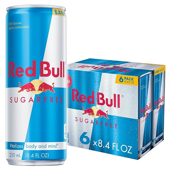 Red Bull Sugar Free Energy Drink, 8.4 Fl Oz, 6 Cans