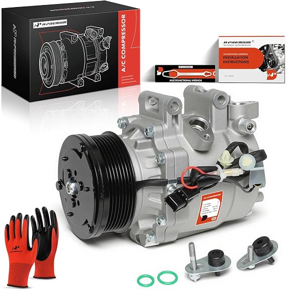A-Premium Air Conditioner AC Compressor with Clutch | Compatible with Honda Civic 1.8L 2006-2011, Replaces# 38800-RNA-A01, 38810RRBA01 38800RNBA02 38800-RNB-A02