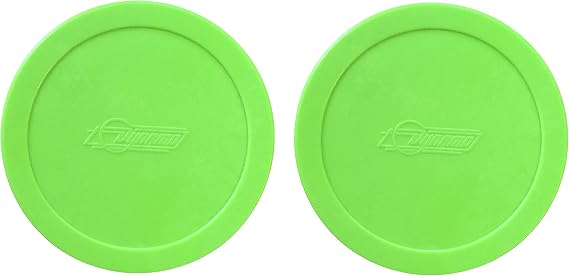 2 Dynamo Brand 3.25" Lg Green Hockey Air Pucks