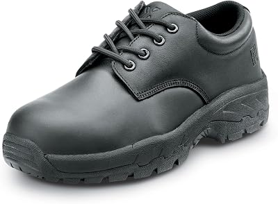 SR Max Rockledge, Mens, Black, Oxford Style, Steel Toe, EH, Slip Resistant Work Shoe