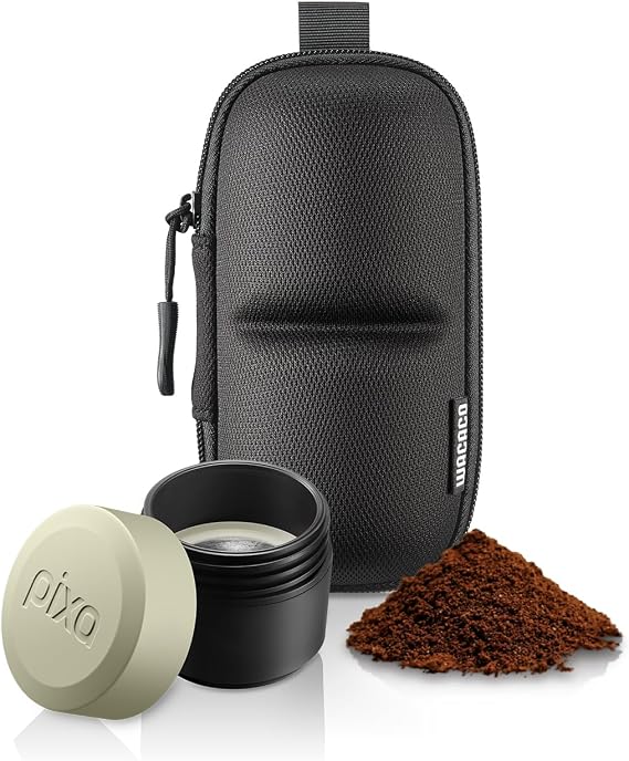 WACACO Pixapresso Basket Set, Accessory for Pixapresso, includes 2 Additional Filter Baskets and Filter Baskets Protective Case