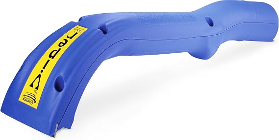 Oneida Air Systems Viper Vacuum Scraper Ergonomic Textured Grip Wet/Dry Vac Attachment with Reversible Tungsten-Carbide Blade