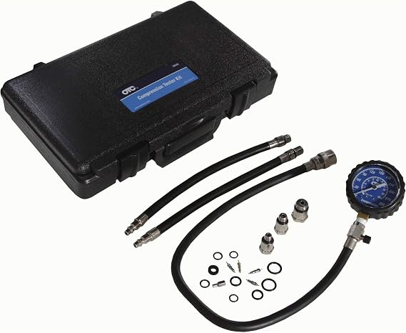 OTC 5606 Compression Tester Kit - Ideal Kit for Compression Testing on Gasoline Engines, Including Domestic/Import Cars, Trucks, Suvs, and Vans, Motorcycles, ATVs/UTVs, Watercraft, and Small Engine