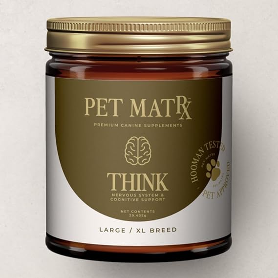 Think Cognitive and Calming Supplement with Collagen and Magnesium - Supports Nervous System Against Stress, Behavioral Challenges, and Cognitive Issues LargeX-Large