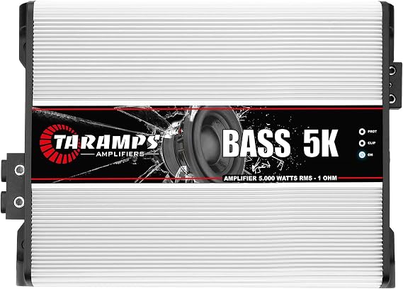 Taramps BASS 5K 1 Ohm 5000W RMS Monoblock Car Subwoofer Amplifier