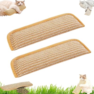 Catnip Kicker Pillow, Interactive Catnip Chew Toy, Sisal Catnip Pillow Toy Kickers, Soft Sisal, Scratch and Bite Resistant for Teething, Play & Stress Relief with Drives Bored Cats Crazy 4Pcs,S
