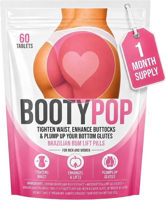Bum Enlargement Pills, Butt Enhancer Tablet, Tone Round Firm Uplift Bigger Ass