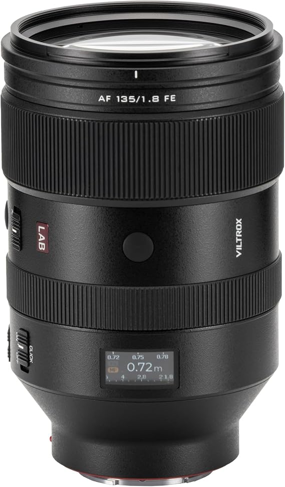 Viltrox AF 135mm F1.8 LAB FE Full Frame Lens for Sony E Mount, Auto Focus Prime Lens with HyperVCM Motor for Sony Camera
