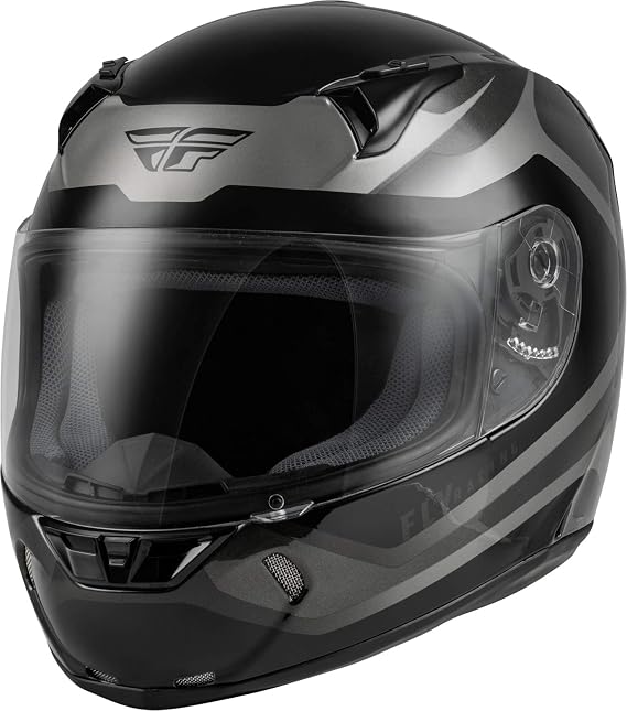 Fly Racing 73-8383M Revolt Rush Helmet Grey/Black Md