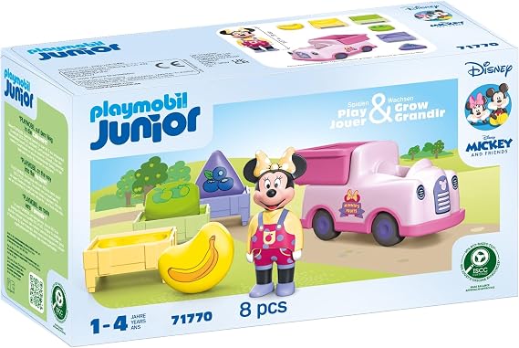Playmobil Junior & Disney: Minnie Mouse's Color Sorting Fruit Truck