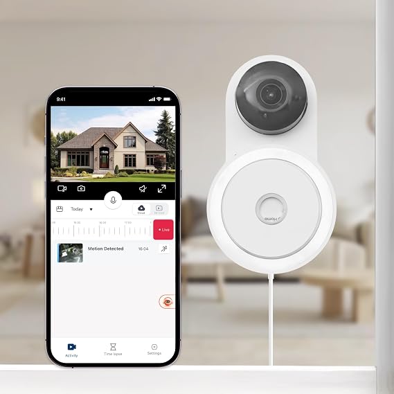 YI 2K Indoor Security Camera No-Drill Adhesive Mount for Wall & Window