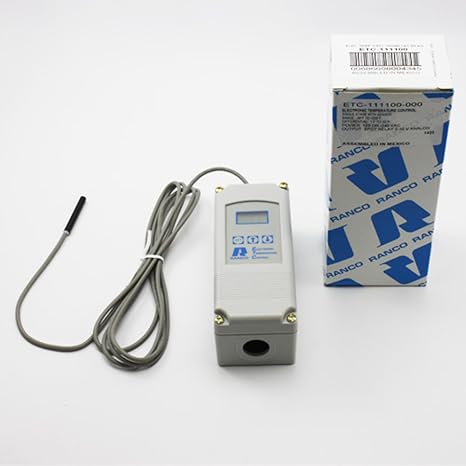 Ranco Electronic Temp Control,120 to 240VAC, Gray