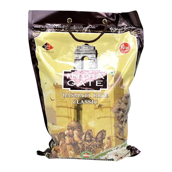 India Gate - White Basmati Rice - Classic, 10 Pound