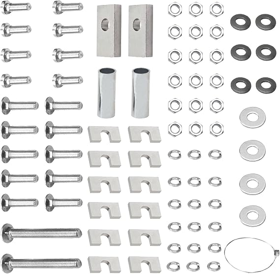 Universal 5th Wheel Hardware Kit | 58058 Installation Hardware for Reinstallation (10 - Bolt Design)