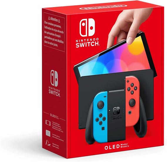 Nintendo Switch (OLED model) Neon Kırmızı/Neon Mavi