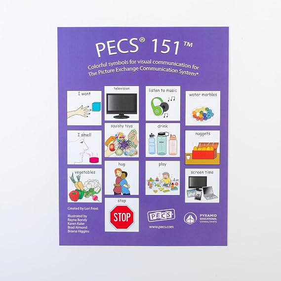 PECS 151: 1 3/4" Symbols for Picture Exchange Communication System