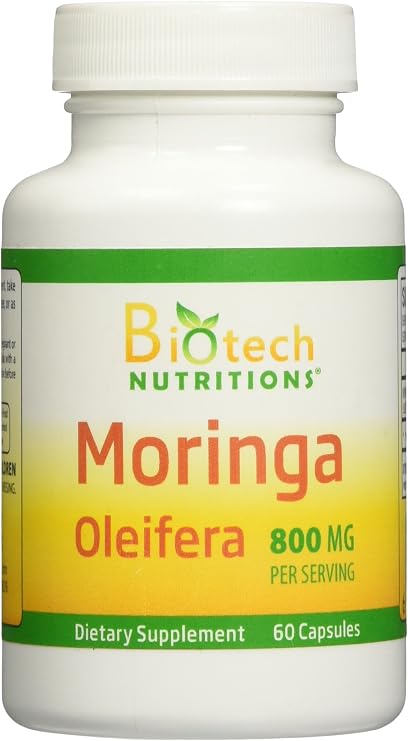 Serving Moringa Oleifera Capsules, 800 mg, 60 Count